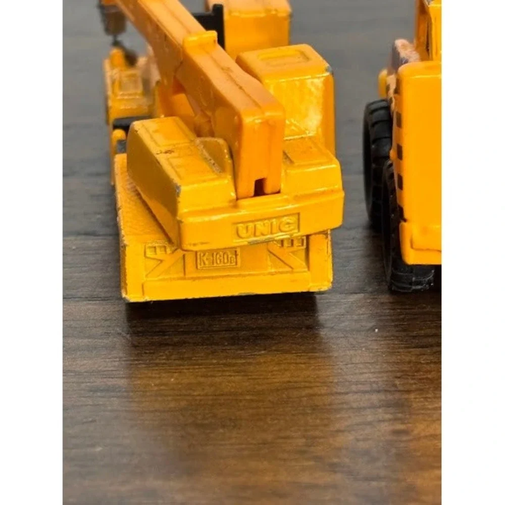 Vintage Tonka Road Crew Diecast Construction Lot Crane Loader Excavator 3pc